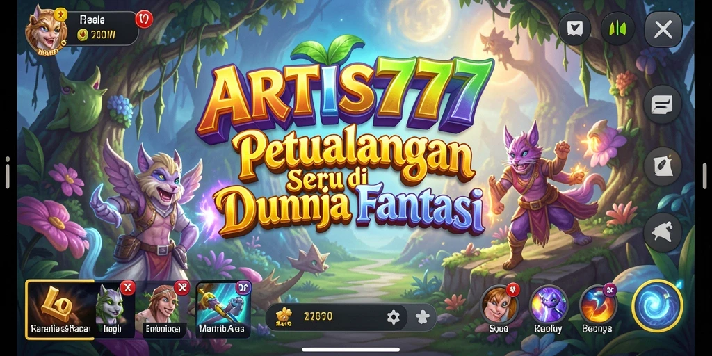 Tampilan gameplay seru dalam petualangan menegangkan di ARTIS777.