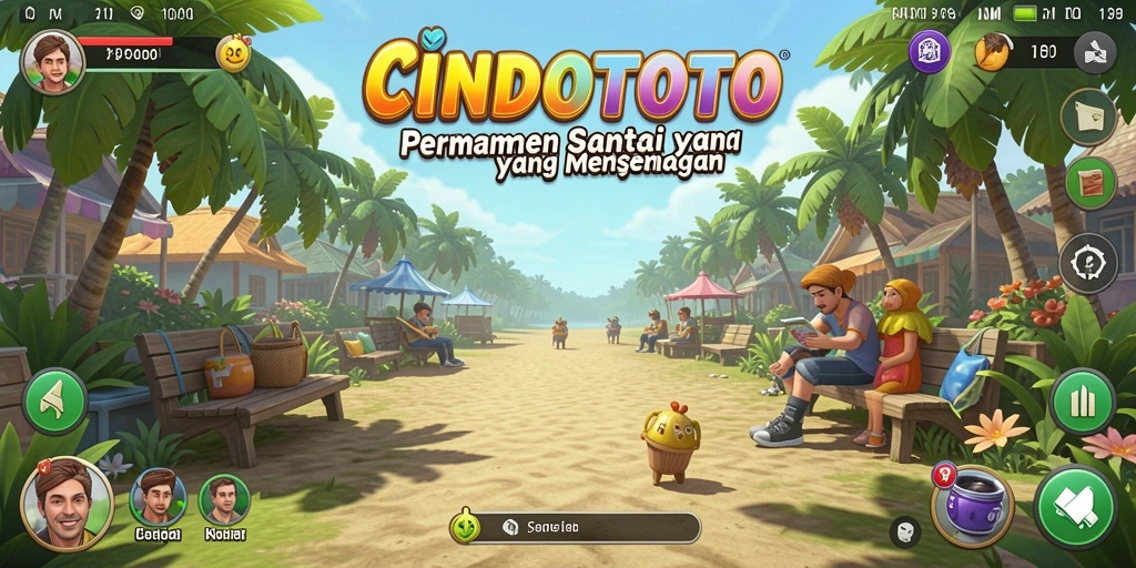 Tangkapan layar gameplay CINDOTOTO yang penuh warna dan mengasyikkan.