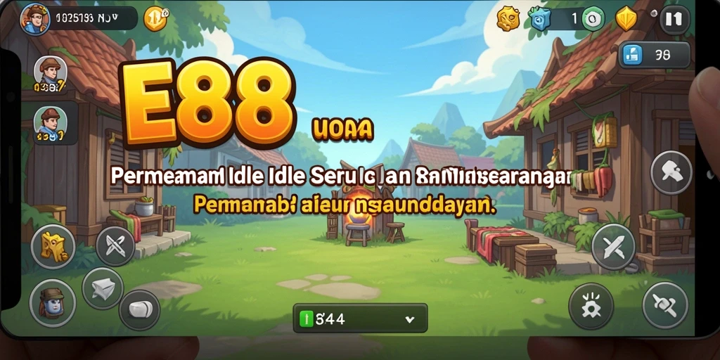 Screenshot E88 menunjukkan gameplay Idle yang menarik dan menyerun.