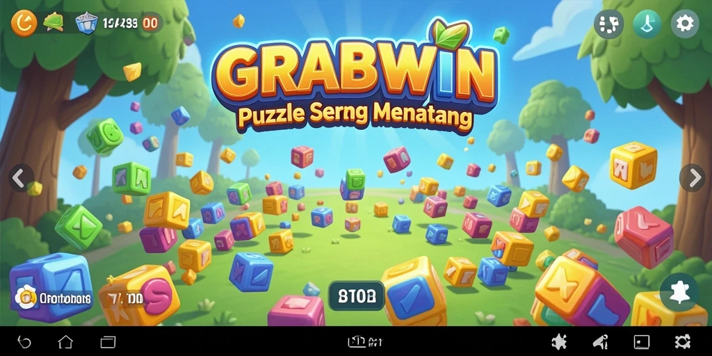 Tampilan gameplay GRABWIN yang menantang dan seru.