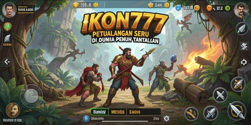 Screenshot gameplay menunjukkan karakter menjelajahi dunia petualangan yang menakjubkan.