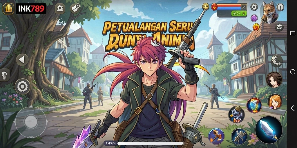 Tampilan gameplay INK789 yang memukau dan penuh aksi.