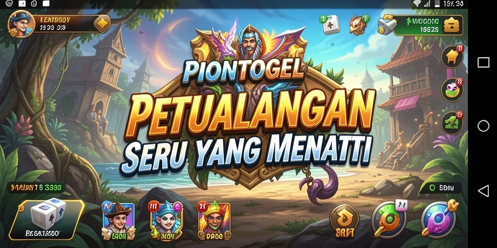 Screenshot gameplay PIONTOGEL menampilkan aksi petualangan yang mendebarkan.