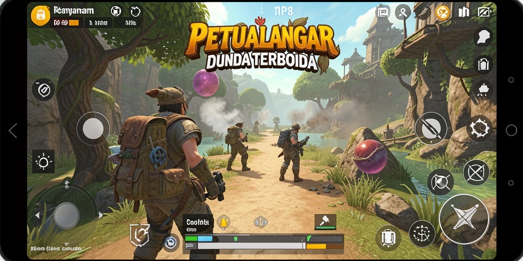 Tampilan menakjubkan dari gameplay di dunia terbuka RP8.
