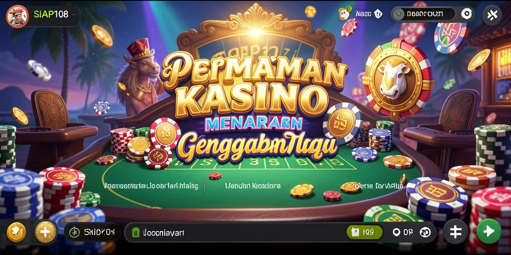 Tampilan menarik dari permainan Kasino di SIAP108 yang seru.